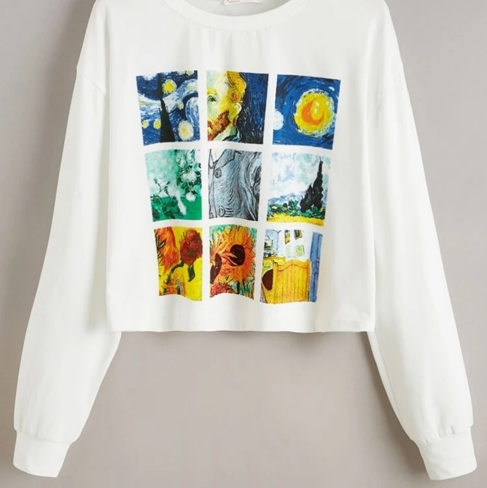 Vincent van Gogh Graphic Tee Sz S